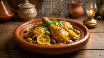 poulet olives marocain