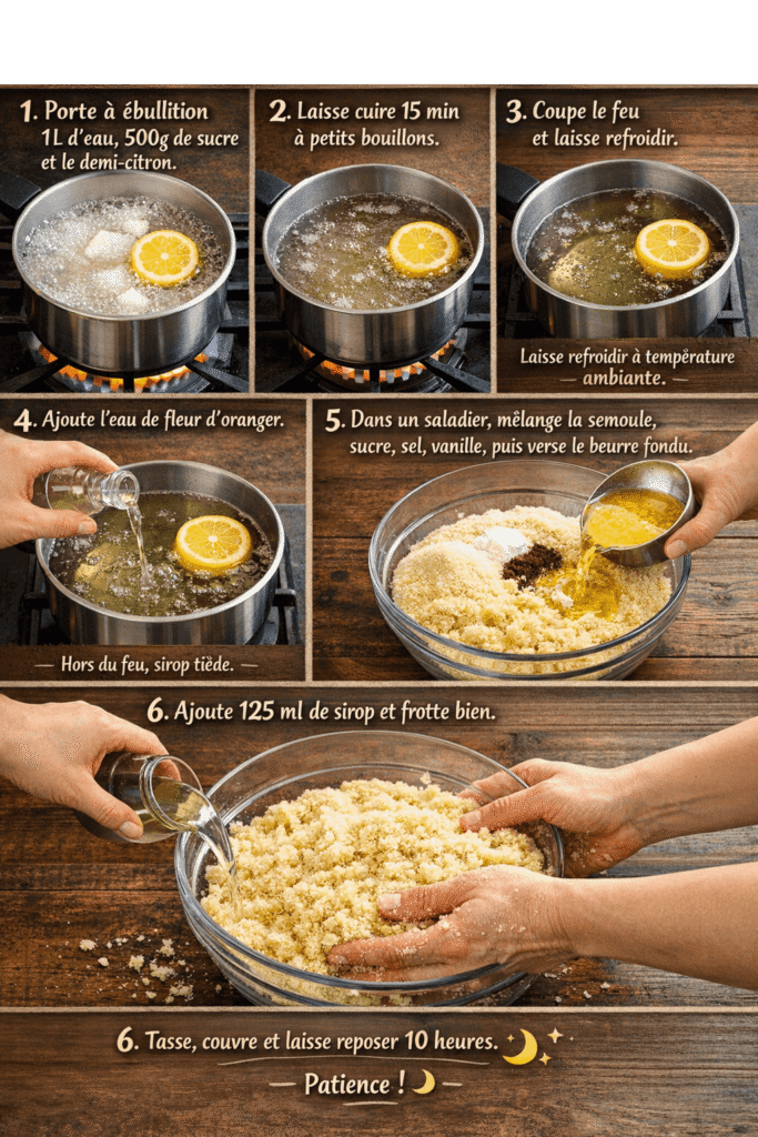 Recette pas à pas du kalb el louz