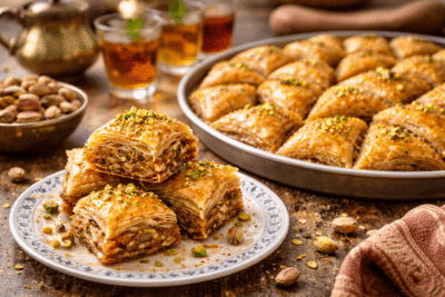baklawa tunisienne recette