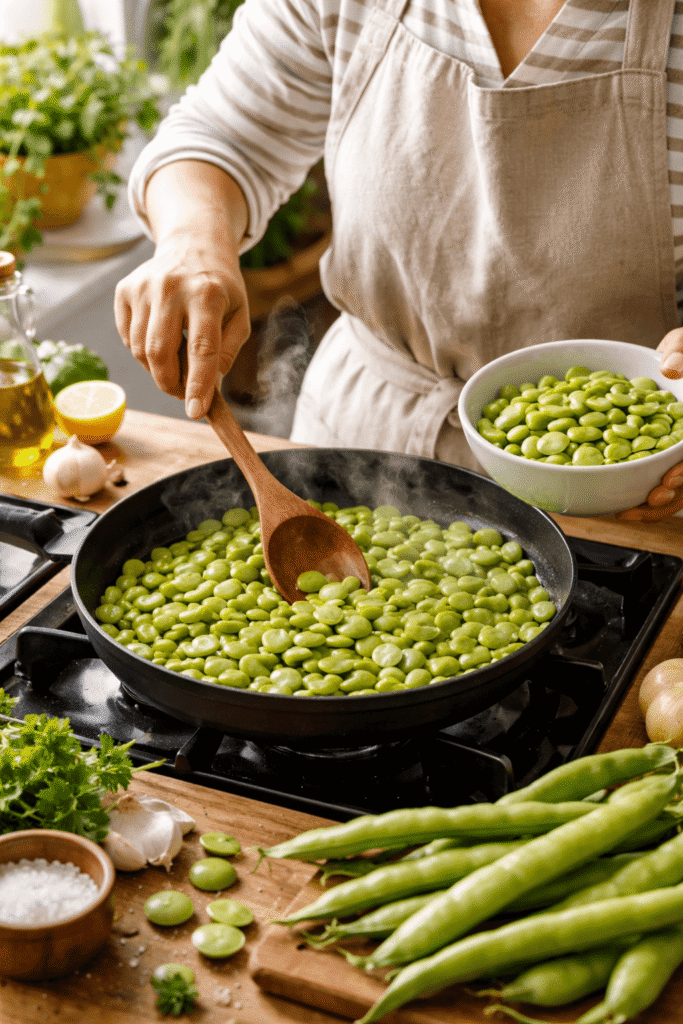 comment cuisiner les fèves