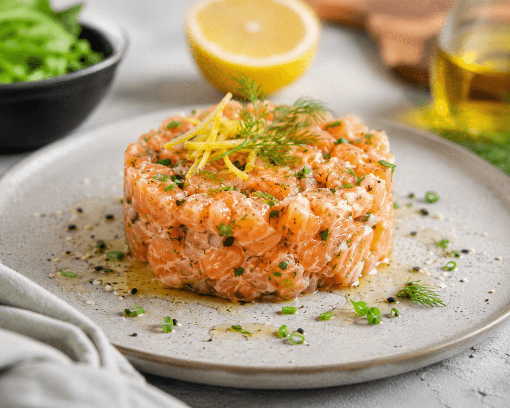 tartare de saumon recette