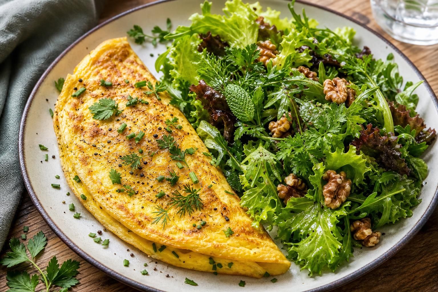 découvrez des options simples et savoureuses pour accompagner votre omelette et transformer ce plat classique en un repas délicieux et équilibré.