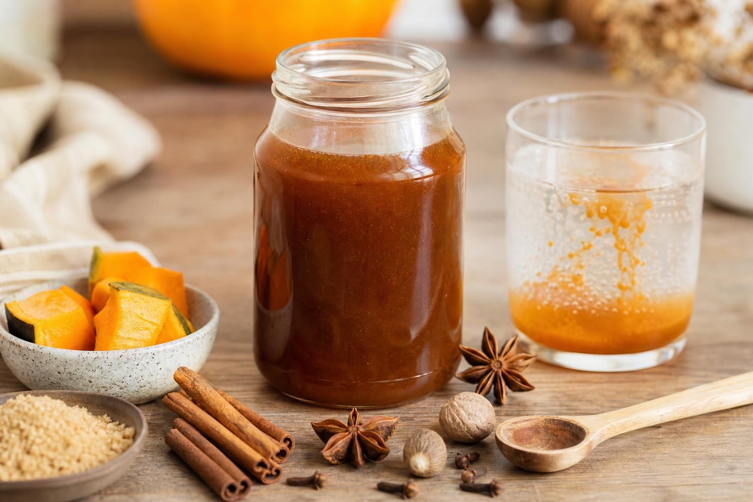 découvrez notre recette facile pour préparer un sirop maison pumpkin spice aux saveurs chaleureuses et épicées de l'automne. parfait pour sublimer vos boissons et desserts de saison.